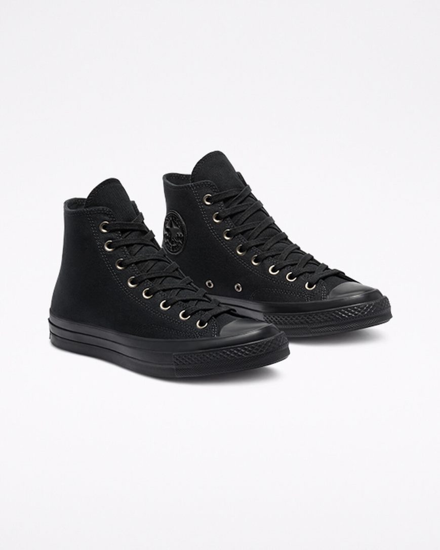 Women's Converse Chuck 70 Vintage Canvas High Top Shoes Black | AU 864C0N